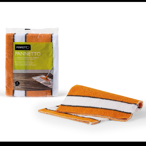 PERFETTO PANNETTO STROFINACCIO PAVIMENTI IN COTONE CON LAVORAZIONE A SPUGNA 50X60 CM