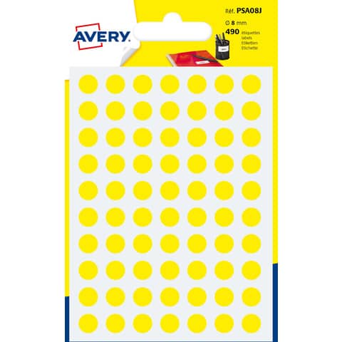Etichette adesive tonde PSA - in carta - …