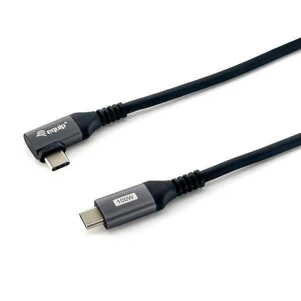 EQUIP USB 2.0 C TO C CABLE 90° ANGLE M/