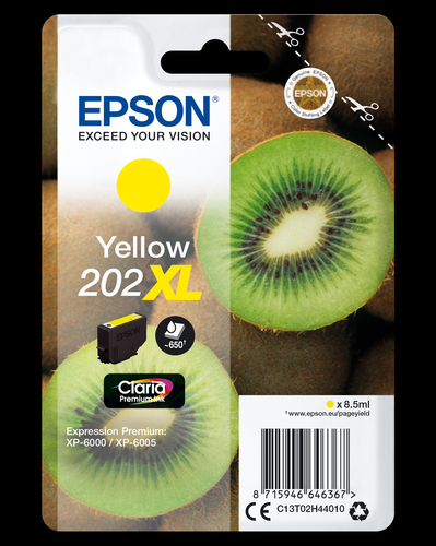 Epson - Cartuccia ink - 202XL - Giallo - C13T02H44010 - 8,5ml