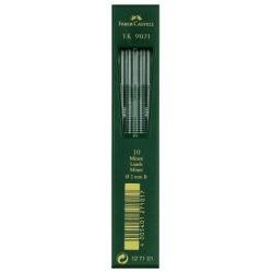 Faber-Castell TK 9071 - Mina per matita - HB - nero intenso - 2 mm (pacchetto di 10) - per TK 4600, 9400, 9500