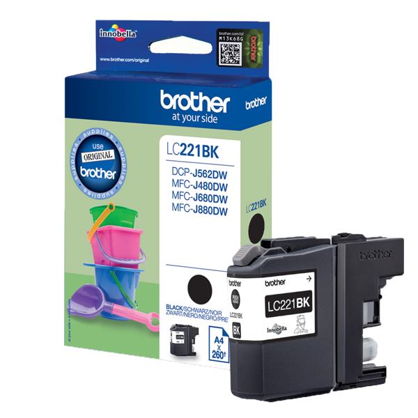 Brother - Cartuccia - Nero - LC221BK - …