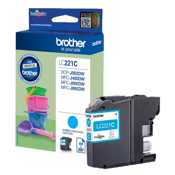 Brother - Cartuccia - Ciano - LC221C - …