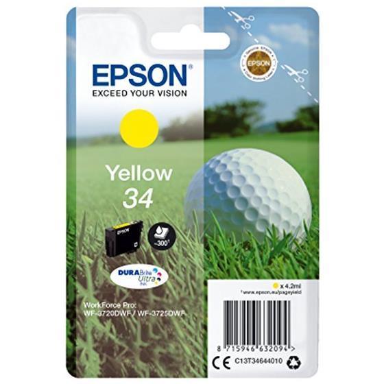 Epson - Cartuccia ink - 34 - Giallo - C13T34644010 - 4,2ml