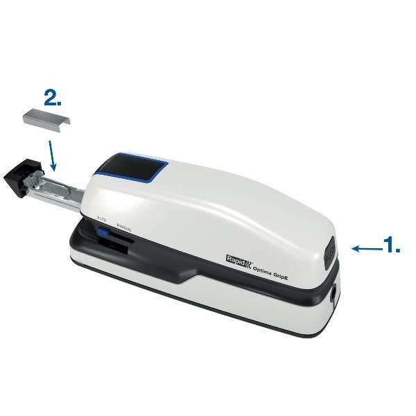 RAPID OPTIMA GRIPE CONTACTLESS CUCITRICE ELETTRICA PUNTI TIPO OPTIMA 56 CAPACITA' 20 FOGLI BIANCO
