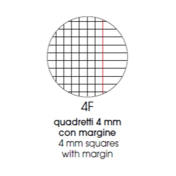 BE MORE CENTUS QUADERNO PUNTO METALLICO 100GR 210X297 mm A4 36 FOGLI A QUADRETTI 4F COLORI ASSORTITI CONF 12 Pz.