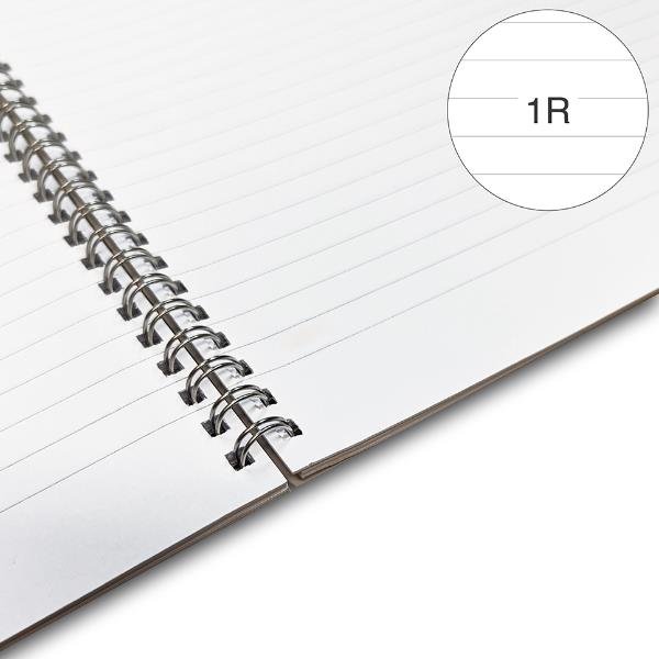 BE MORE MEOW MAXI QUADERNO SPIRALATO 80 GR 210X297 mm A4 60 FOGLI A RIGHE 1R COLORI ASSORTITI CONF 5 Pz.