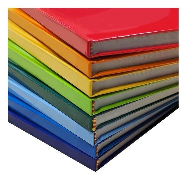 BE MORE CARTONATO COLOR QUADERNO MAXI 80GR 210X297 mm A4 96 FOGLI A RIGHE 0C COLORI ASSORTITI CONF 5 Pz.