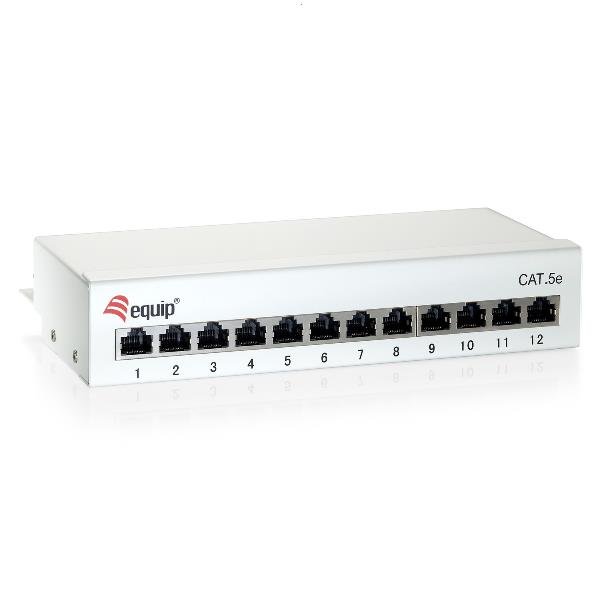 EQUIP PREMIUM CAT.6 PATCH PANEL 12-PORT D