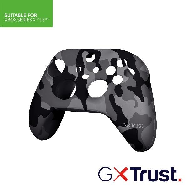 Trust Gaming GXT 749K - Copertura protettiva per controller console giochi - silicone - mimetico nero - per Microsoft Xbox Series X, S