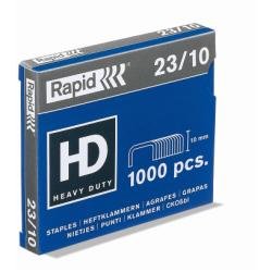 Rapid Standard - Punti metallici - 23/10 - 10 mm - acciaio galvanizzato - pacco da 1000 - per Fashion HD110