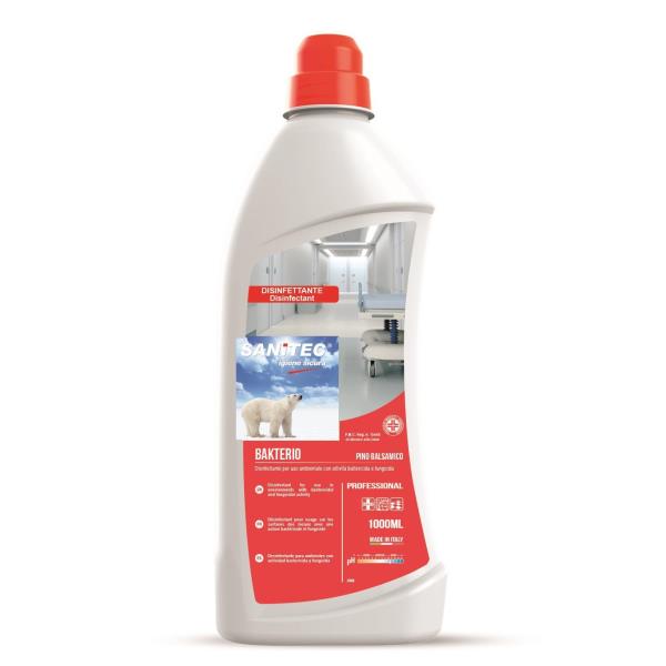 Detergente disinfettante Bakterio - 1 L - pino …