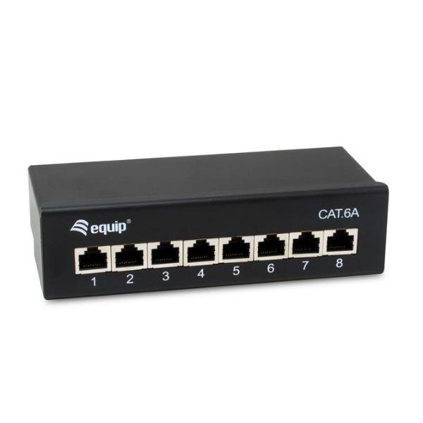 EQUIP 8-PORT CAT.6A DESKTOP SHIELDED PATC