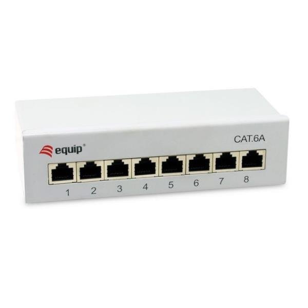 EQUIP 8-PORT CAT.6A DESKTOP SHIELDED PATC