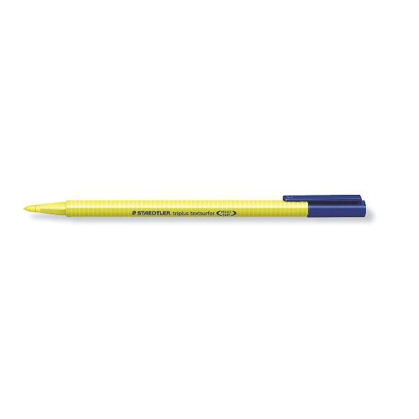 STAEDTLER triplus textsurfer - Evidenziatore - giallo - inchiostro pigmentato base acqua - 1-4 mm - fine-grosso