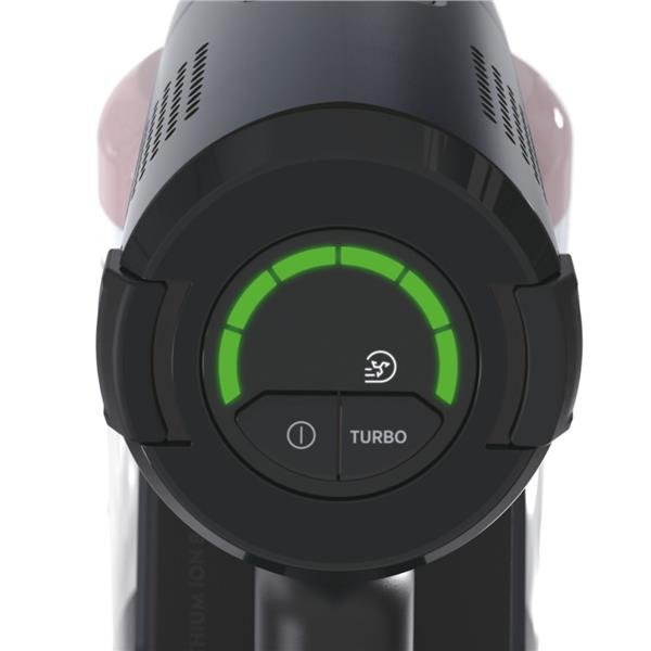 Hoover HF401H 011, Aspirapolvere a bastone 2 in 1, Senza sacchetto, Nero, Argento, 0,7 L, Rettangolare, Secco