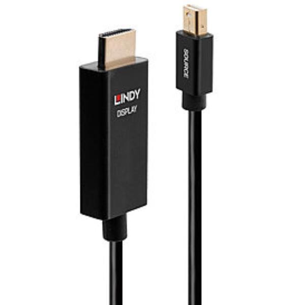 LINDY CAVO MINI DP A HDMI CON HDR, 1M