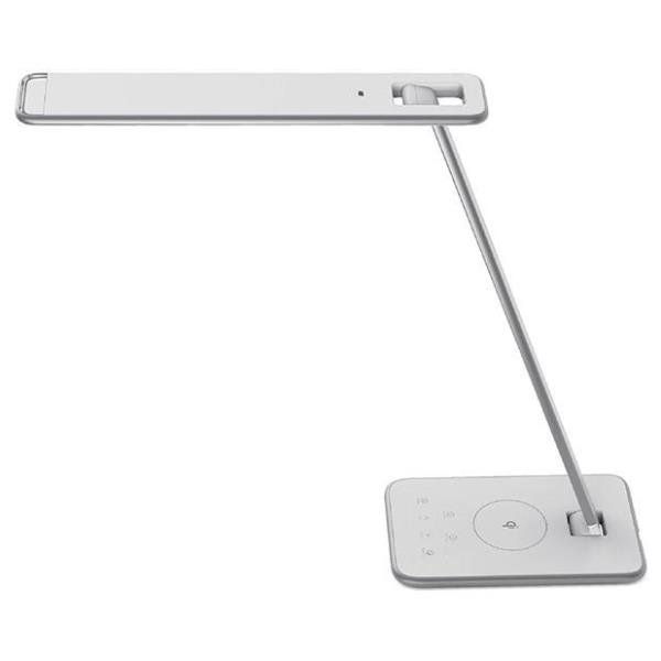 Unilux Jazz - Lampada da tavolo - LED - 11 W - classe D - 3000/4000/5000 K - bianco, grigio metallo