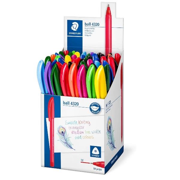 STAEDTLER ESP50 PENNE A SFERA-CAPPUCCIO ASS.