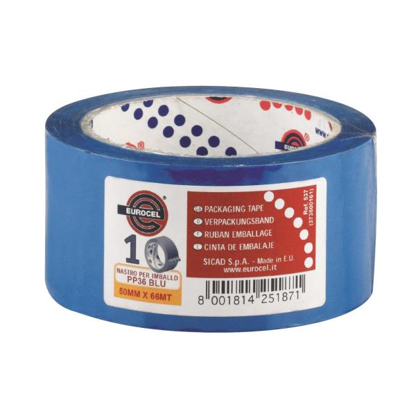 Nastro adesivo PP36NN - 5 cm - blu - Eurocel