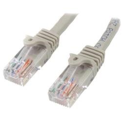StarTech.com Cavo di rete CAT 5e - Cavo Patch Ethernet RJ45 UTP Grigio da 3m antigroviglio - Cavo RJ45 M/M Cat 5e (45PAT3MGR) - Cavo patch - RJ-45 (M) a RJ-45 (M) - 3 m - UTP - CAT 5e - stampato, antiaggrovigliamento - grigio