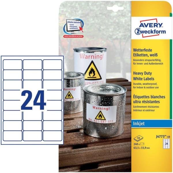 Etichetta in poliestere J4773 - adatta a stampanti …