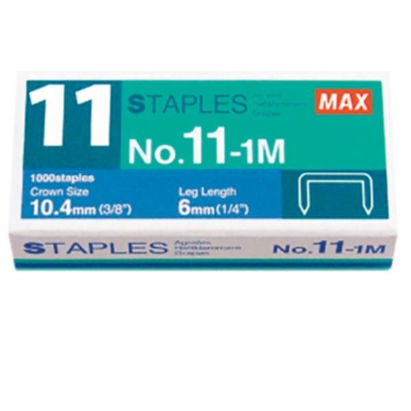 ZENITH MAX PUNTI METALLICI IN ACCIAIO N. 11 PER CUCITRICE ELETTRICA BH-11F CONF 10000 Pz.