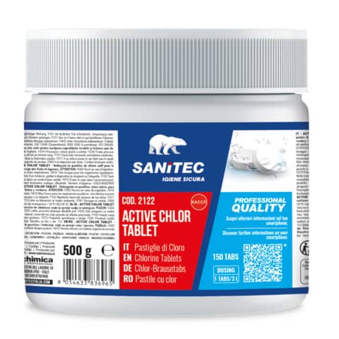 Pastiglie cloro Active Chlor - 500 gr - …