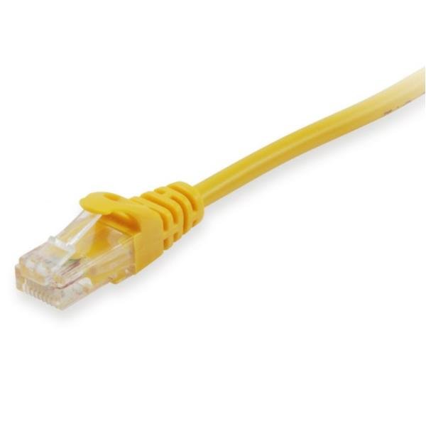 EQUIP CAVO RETE CAT.6 U/UTP NON SCHERMATO 1 MT GIALLO