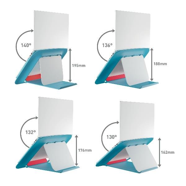 LEITZ COSY ERGO SUPP. REGOL. LAPTOP BLU