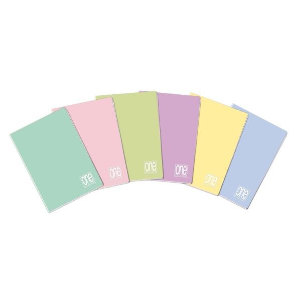 Blasetti One Color Pastello - Taccuino - A4 - 21 fogli / 42 pagine - quadretti - disponibile in colori assortiti