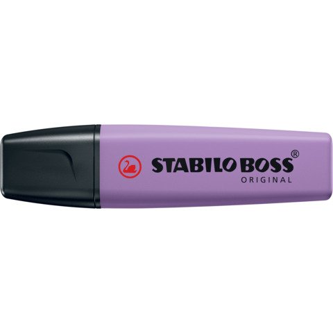 STABILO BOSS WILDFLOWER EVIDENZIATORE PUNTA A SCALPELLO 2/5 mm VIOLA CONF 10 Pz.