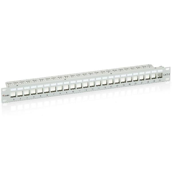 equip - Pannello cablaggio - grigio chiaro - 24 porte
