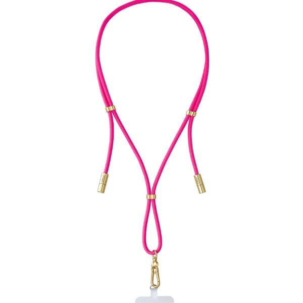 INTENSO CORDINO DI RICARICA/DATI GaN USB-C E PORTACELLULARE 2 IN 1 PD QUICK CHARGE 4.0 60 W 1.65 MT NEON PINK