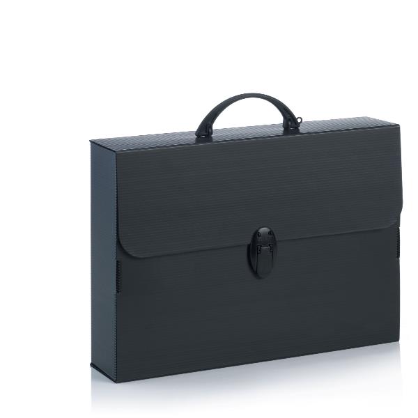 Valigetta Polionda Every Line Total Black - 27x37,5 …