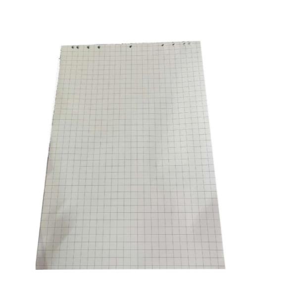 ITERNET BLOCCHI PER LAVAGNA 65X95 CM 20 FOGLI A QUADRETTI CON FORATURA BIANCO CONF 5 Pz.