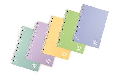 Maxiquaderno One Color Pastel PP - A4+- 5mm …