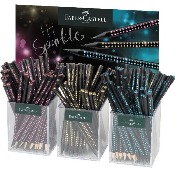 FABER CASTELL ESP 144 MAT. GRAFITE SPARKLE 3 COL.