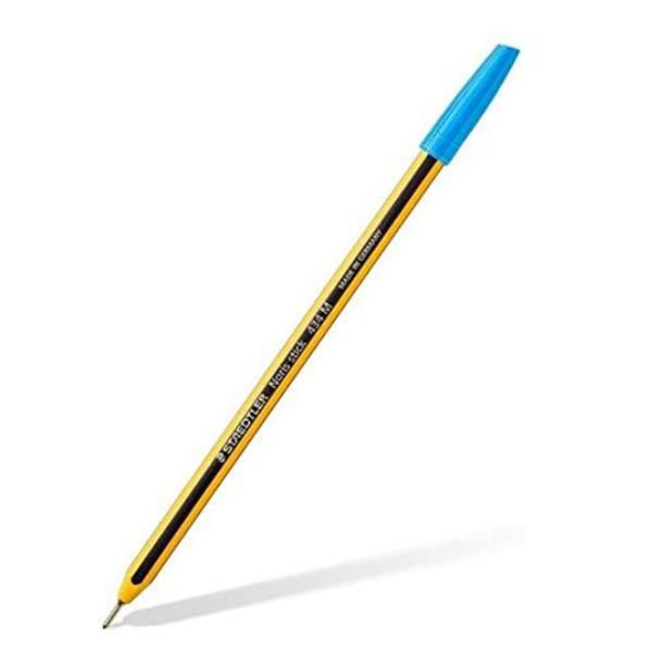 Penna a sfera Noris Stick - punta 1,0mm - azzurro chiaro - Staedtler - conf. 10 pezzi