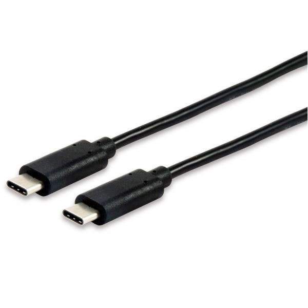 EQUIP USB 2.0 TYPE-C TO C M/M 1.0M BLA