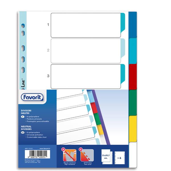 Divisori Neutri a 6 tacche - PP - …