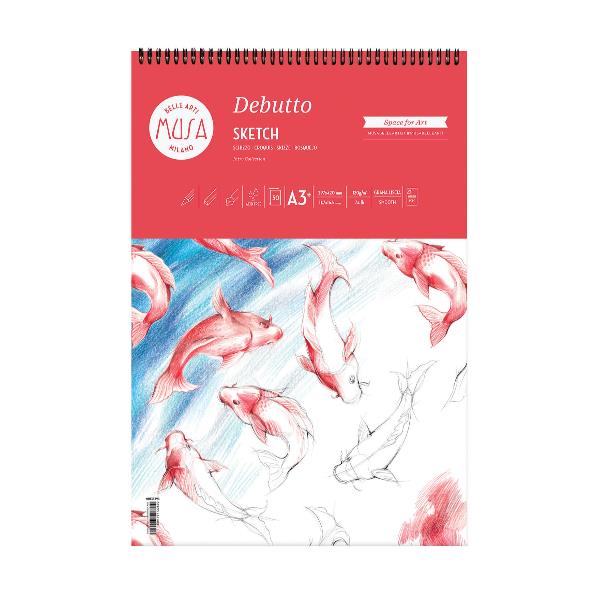 Blocco schizzi Debutto - A4 - 120 gr …