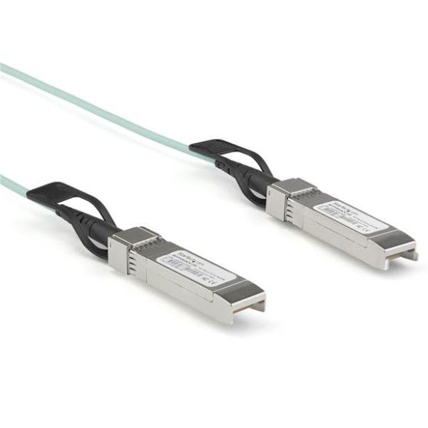 StarTech.com Cavo ottico attivo SFP+ compatibile con Dell EMC AOC-SFP-10G-3M - 3 m (AOCSFP10G3ME) - Cavo Ethernet 10GBase - SFP+ (P) serrato a SFP+ (P) serrato - 3 m - fibra ottica - Active Optical Cable (AOC)