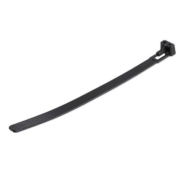 StarTech.com Fascette fermacavo riutilizzabili da 15 cm - Fascette di nylon per interni/esterni, 100 pezzi - nero (CBMZTRB6BK) - Fascetta ferma-cavo - 15 cm - nero - Compatibile TAA (pacchetto di 100)