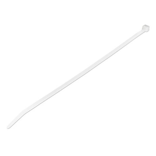 StarTech.com Fascette fermacavo riutilizzabili da 25 cm - Fascette in nylon autobloccanti Omologati 94V-2/UL 100 pezzi - bianco (CBMZT10N) - Fascetta ferma-cavo - 25.4 cm - bianco - Compatibile TAA (pacchetto di 100)