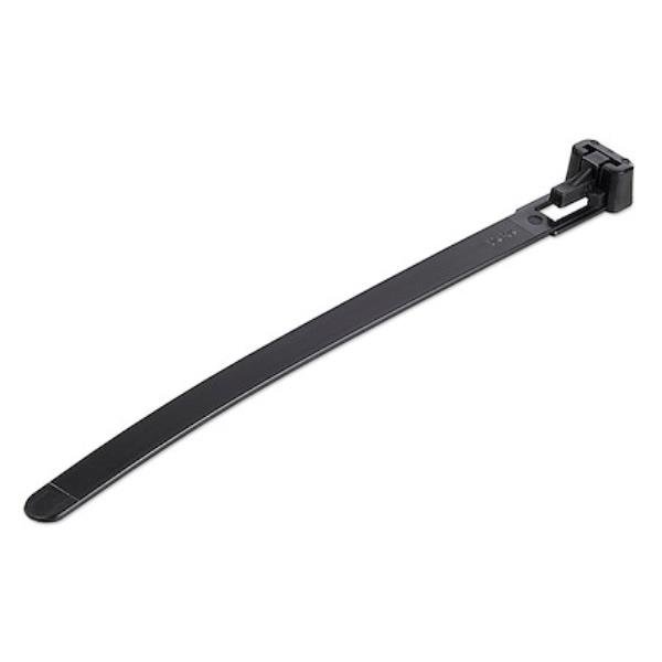 StarTech.com Fascette fermacavo riutilizzabili da 12 cm -Fascette di nylon per interni/esterni, 100 pezzi - nero (CBMZTRB5BK) - Fascetta ferma-cavo - 12.5 cm - nero - Compatibile TAA (pacchetto di 1000)