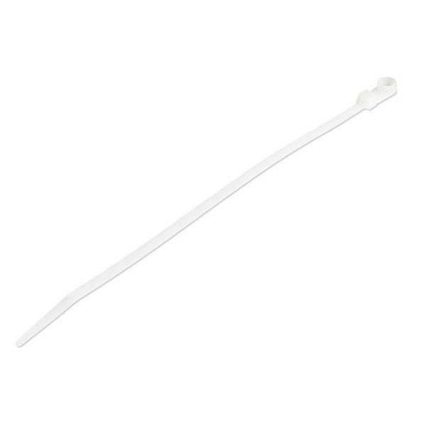StarTech.com Fascette fermacavo da 20 cm con foro di montaggio - Fascette di Nylon 66 autobloccanti con foro per viti, 100 pz (CBMZTS10N8) - Fascetta ferma-cavo - 21.9 cm - bianco - Compatibile TAA (pacchetto di 100)