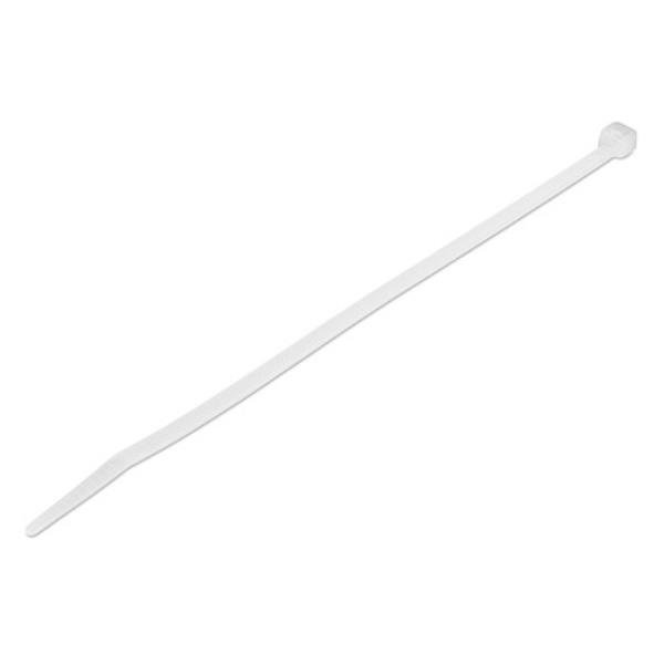 StarTech.com Fascette fermacavo riutilizzabili da 20 cm - Fascette in nylon autobloccanti, Omologati 94V-2/UL, 100 pz - bianco (CBMZT8N) - Fascetta ferma-cavo - 20.32 cm - bianco - Compatibile TAA (pacchetto di 100)