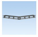 Panduit MINI-COM Flush Mount Modular - Pannello cablaggio - 1U - 19" - 24 porte