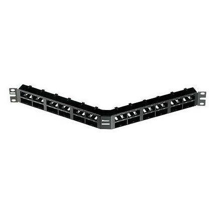 PANDUIT PANN.1U ANGOL.PER 48 RJ45S NERO